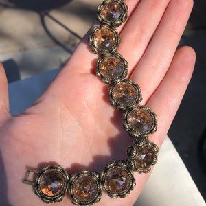 Peach Crystal Bracelet